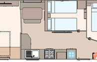 Cowarth: Layout - static caravan for sale in Derbyshire