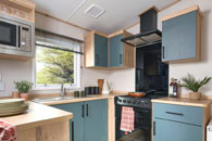 Keswick: Kitchen - static caravan for sale in Derbyshire