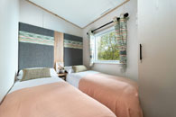 Keswick: Twin Bedroom - static caravan for sale in Derbyshire