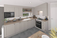 Morlaix: Kitchen - static caravan for sale in Derbyshire