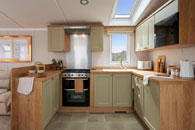 Provence: Kitchen - static caravan for sale in Derbyshire